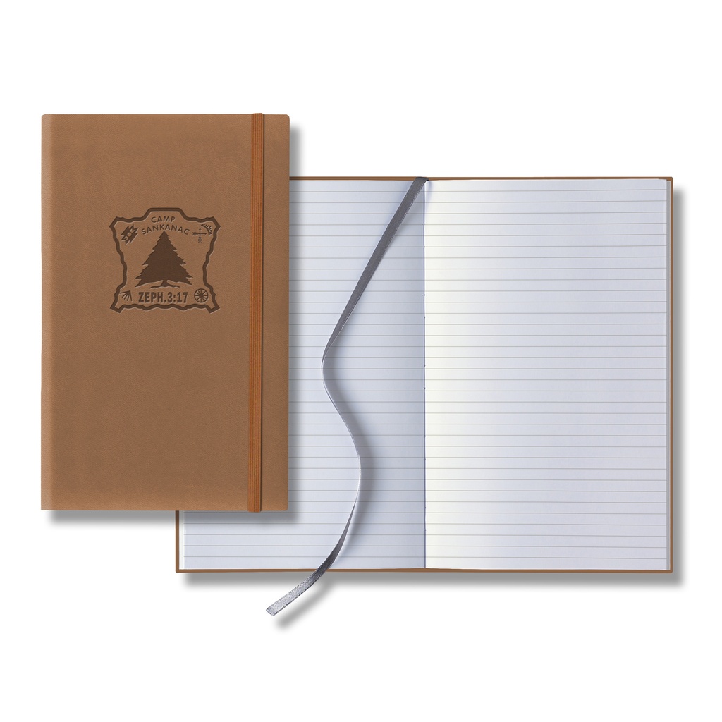 Castelli Tucson Banded Medio Lined White Page Journal