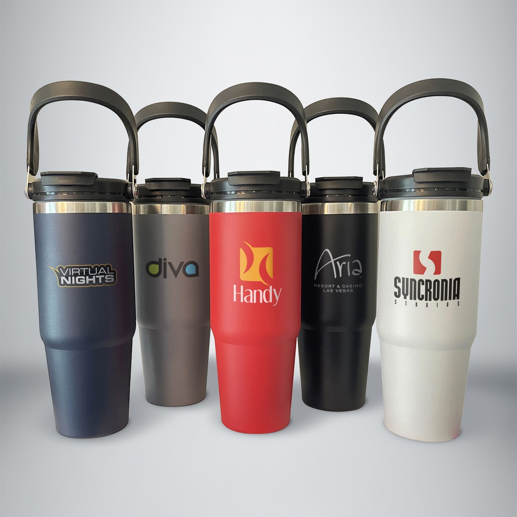 30 oz Vacuum Tumbler with Handle Group