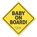 Car Sign Square Magnet 4 x 4
