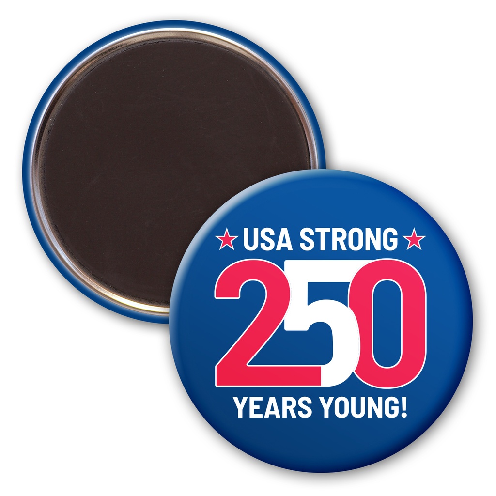 2-3/16 Diam Round Button w/ Magnet