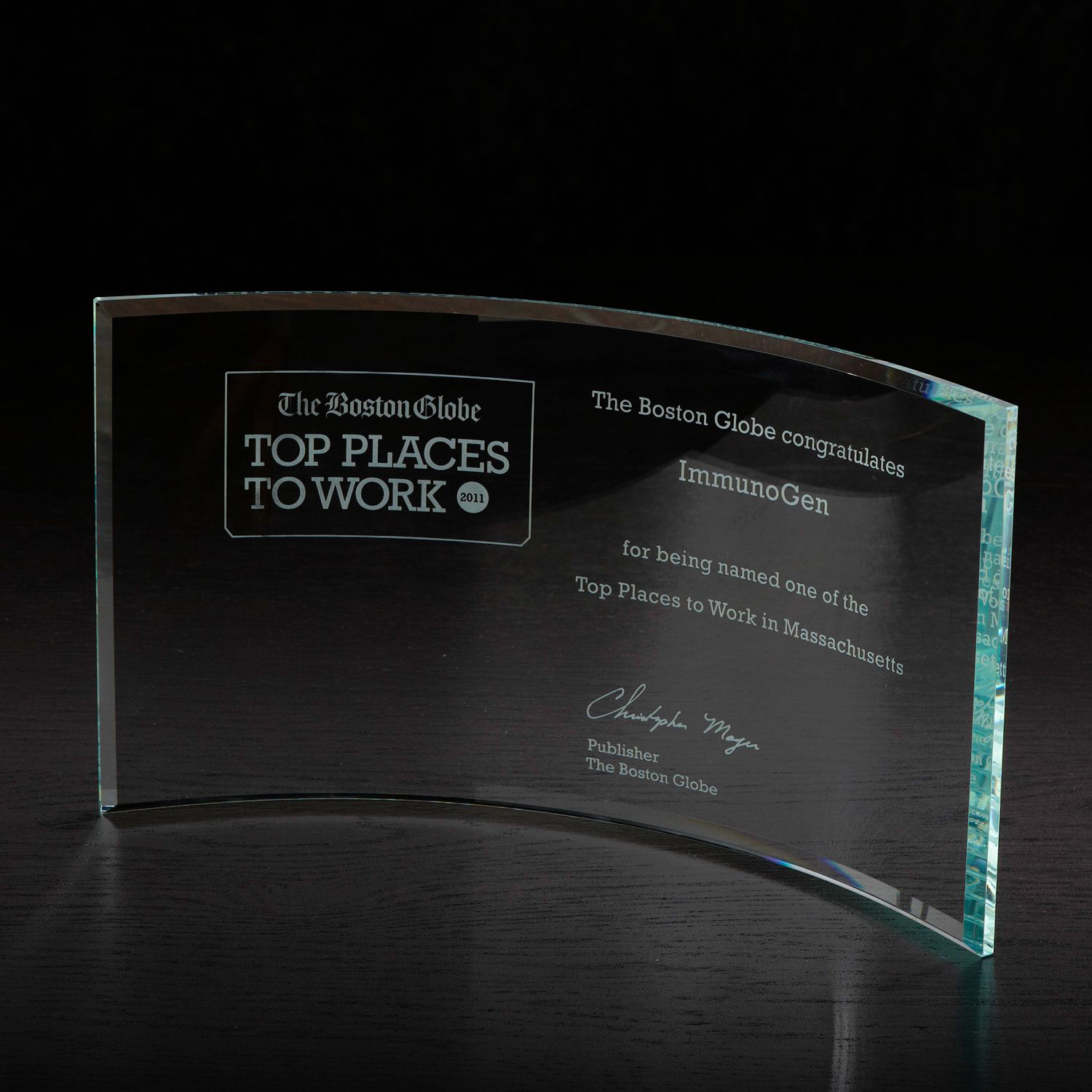 Times Large Glass Award