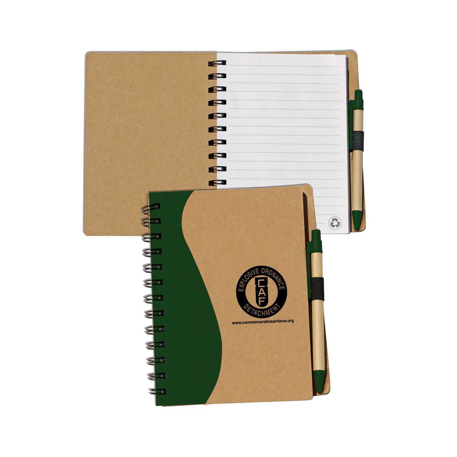 Recycled Notepad W/Pen