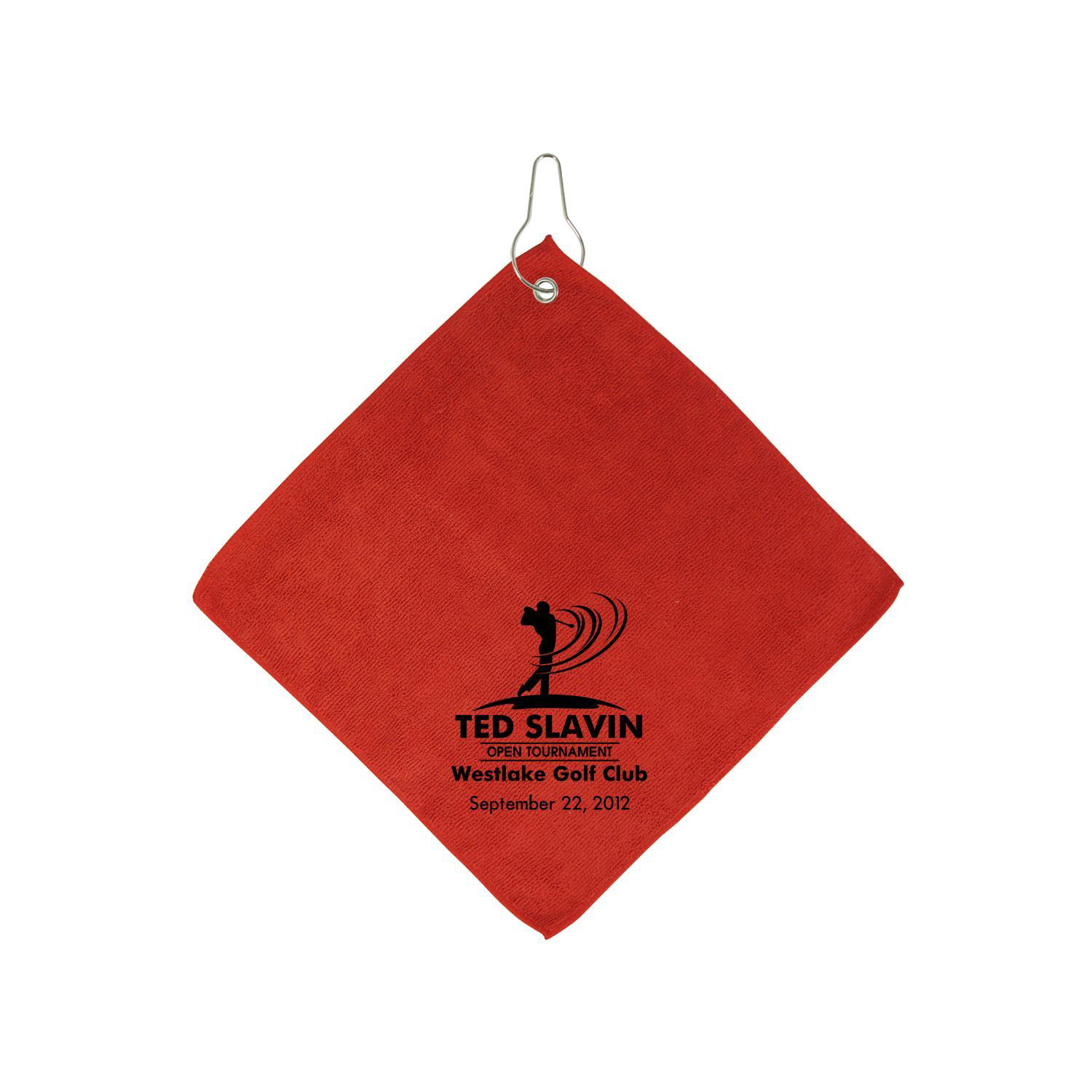 Microfiber Golf Towel W/Hook