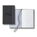 Castelli Linen Banded Pico Lined White Page Journal