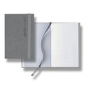 Castelli Linen Banded Pico Lined White Page Journal