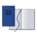 Castelli Linen Banded Medio Lined White Page Journal
