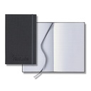 Castelli Linen Banded Medio Lined White Page Journal
