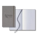 Castelli Linen Banded Medio Lined White Page Journal