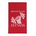 Fitness Terry Velour Towel Dobby Hem
