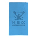 Fitness Terry Velour Towel Dobby Hem