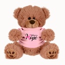 Plush Bear w/ Embroidered Paws and T-Shirt
