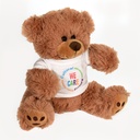Plush Bear w/ Embroidered Paws and T-Shirt