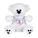 Plush Bear w/ Embroidered Paws and T-Shirt