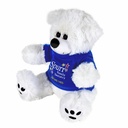 Plush Bear w/ Embroidered Paws and T-Shirt