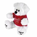 Plush Bear w/ Embroidered Paws and T-Shirt