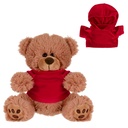 Plush Bear w/ Embroidered Paws and Hoodie