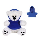 Plush Bear w/ Embroidered Paws and Hoodie