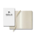 Castelli Matra Slim Medio Lined Ivory Page Journal