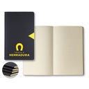 Castelli Black Notch Medio Lined Ivory Page Journal