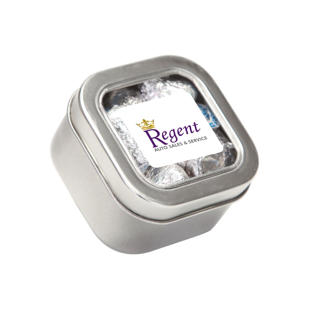 Small Square Window Tin Premium Fill