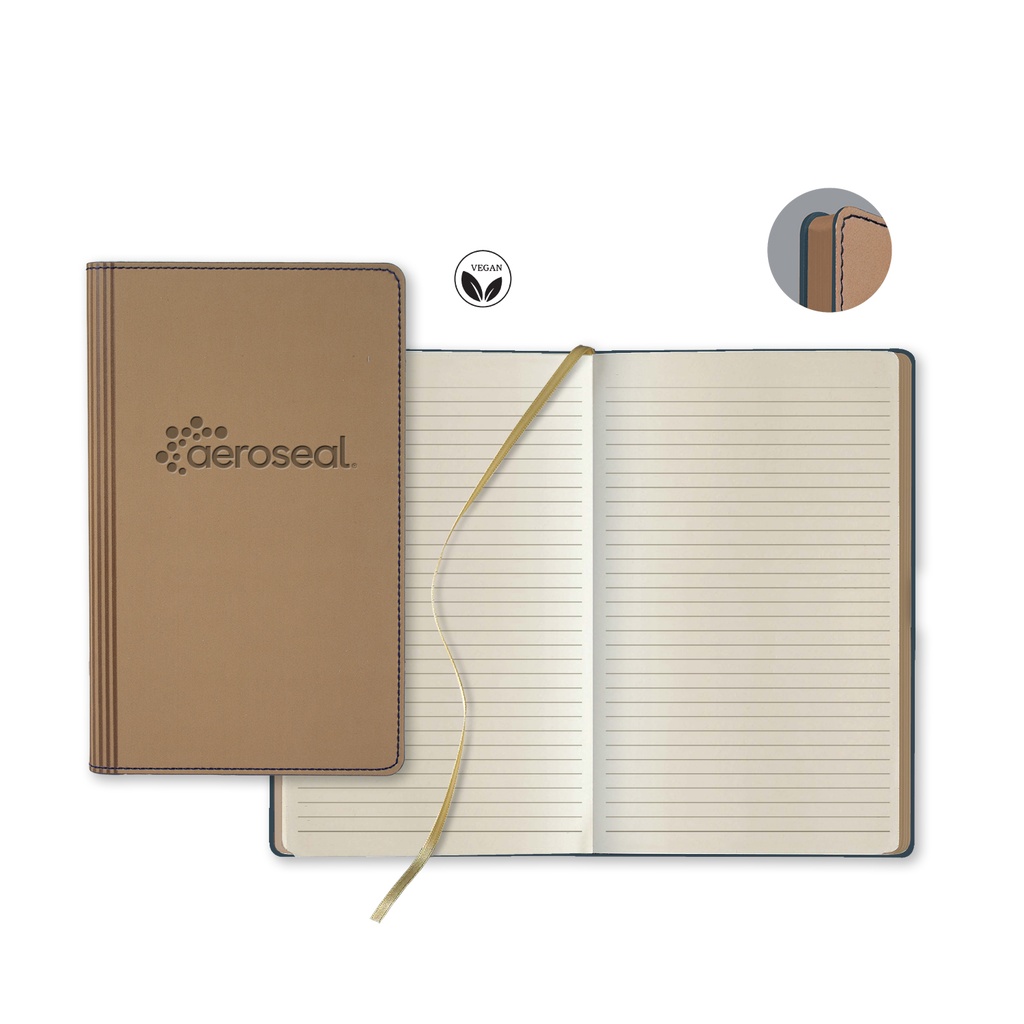 Castelli Vegan ECO Medio Lined Ivory Page Journal
