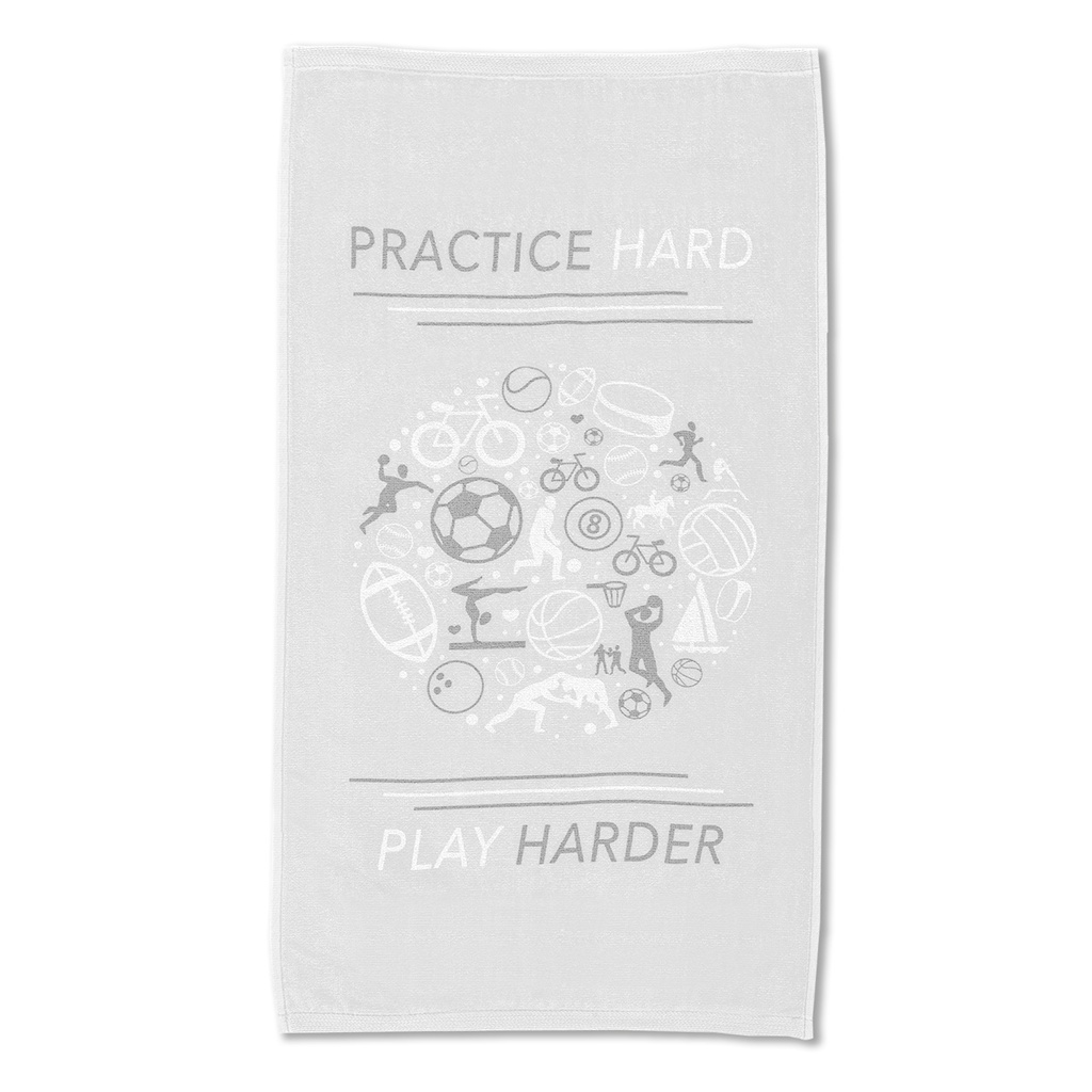 Extreme Trainer Sport Towel - White