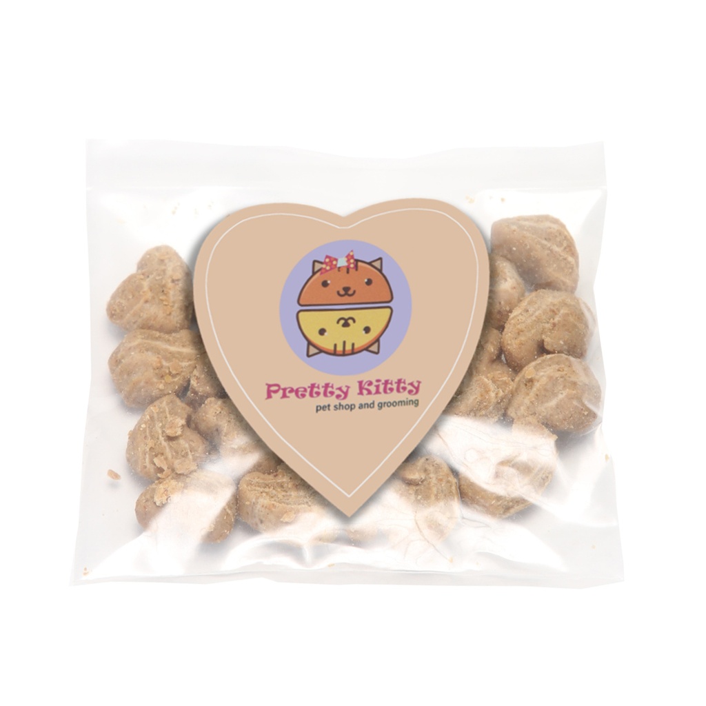 Mini Snack Bag with Large Heart Magnet Pet Fill