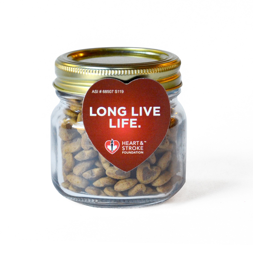 Half Pint Jar w/ Heart Magnet Pet Fill