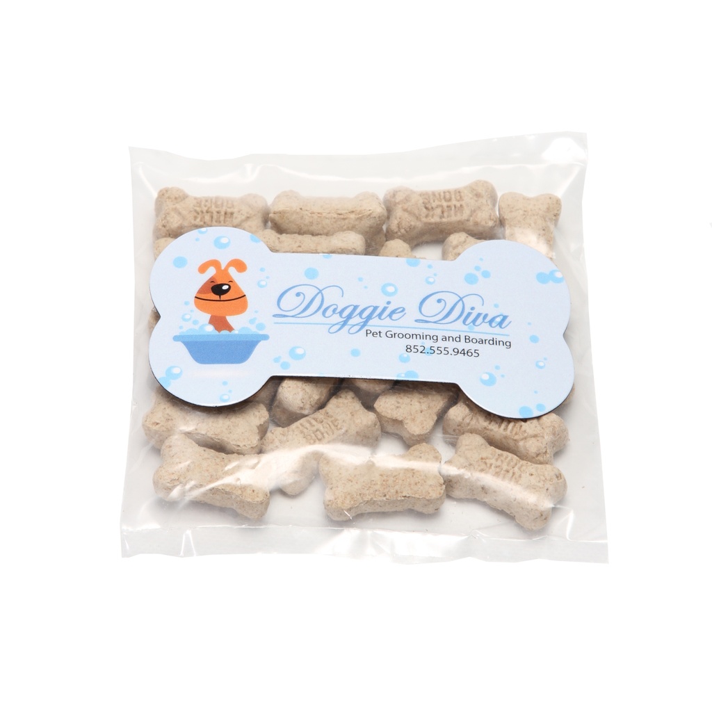 Mini Snack Bag with Bone Magnet Pet Fill