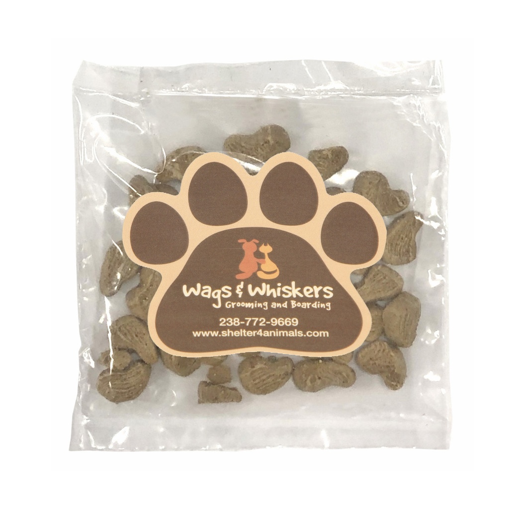 Mini Snack Bag with Paw Magnet Pet Fill