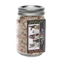 Pint Jar with Rectangle Magnet Pet Fill