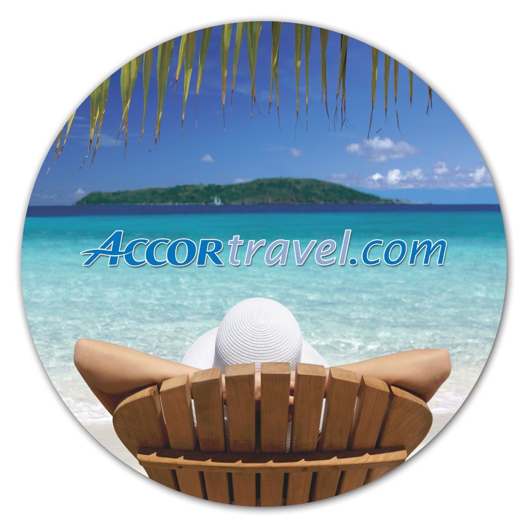 Circle Removable Adhesive Mouse Pad / Counter Mat