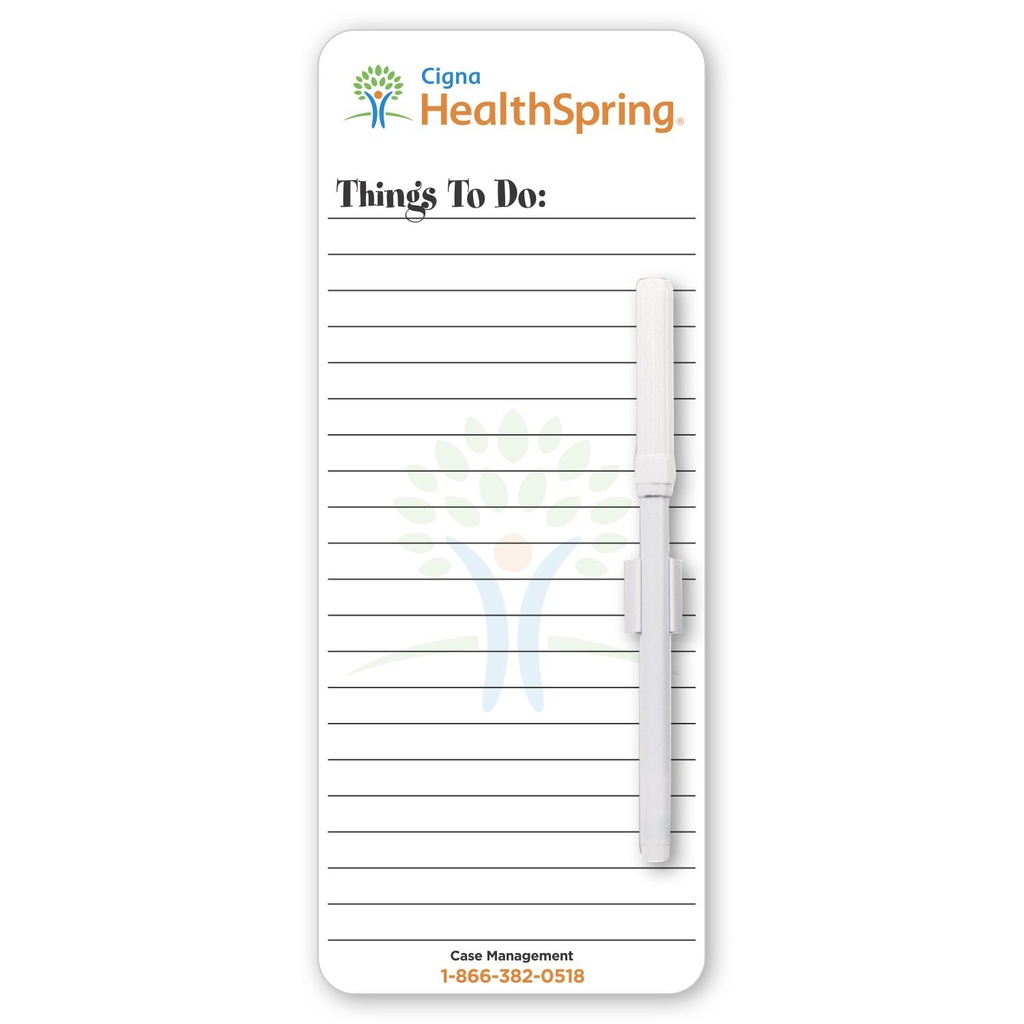 Memo Board Things to Do List w/ Rem Adh