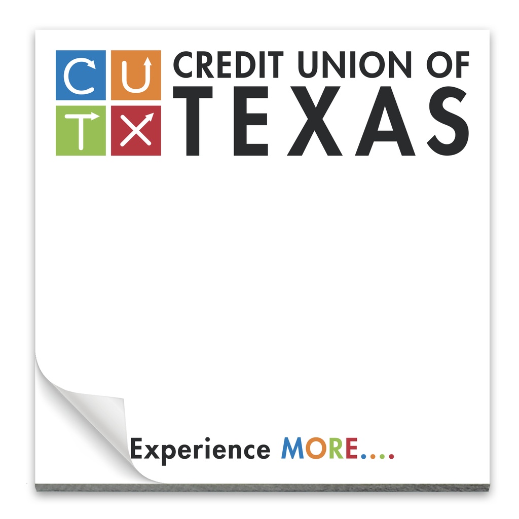 50 Page 3-1/2 x 3-1/2 Paper Note Pad w/ Magnet