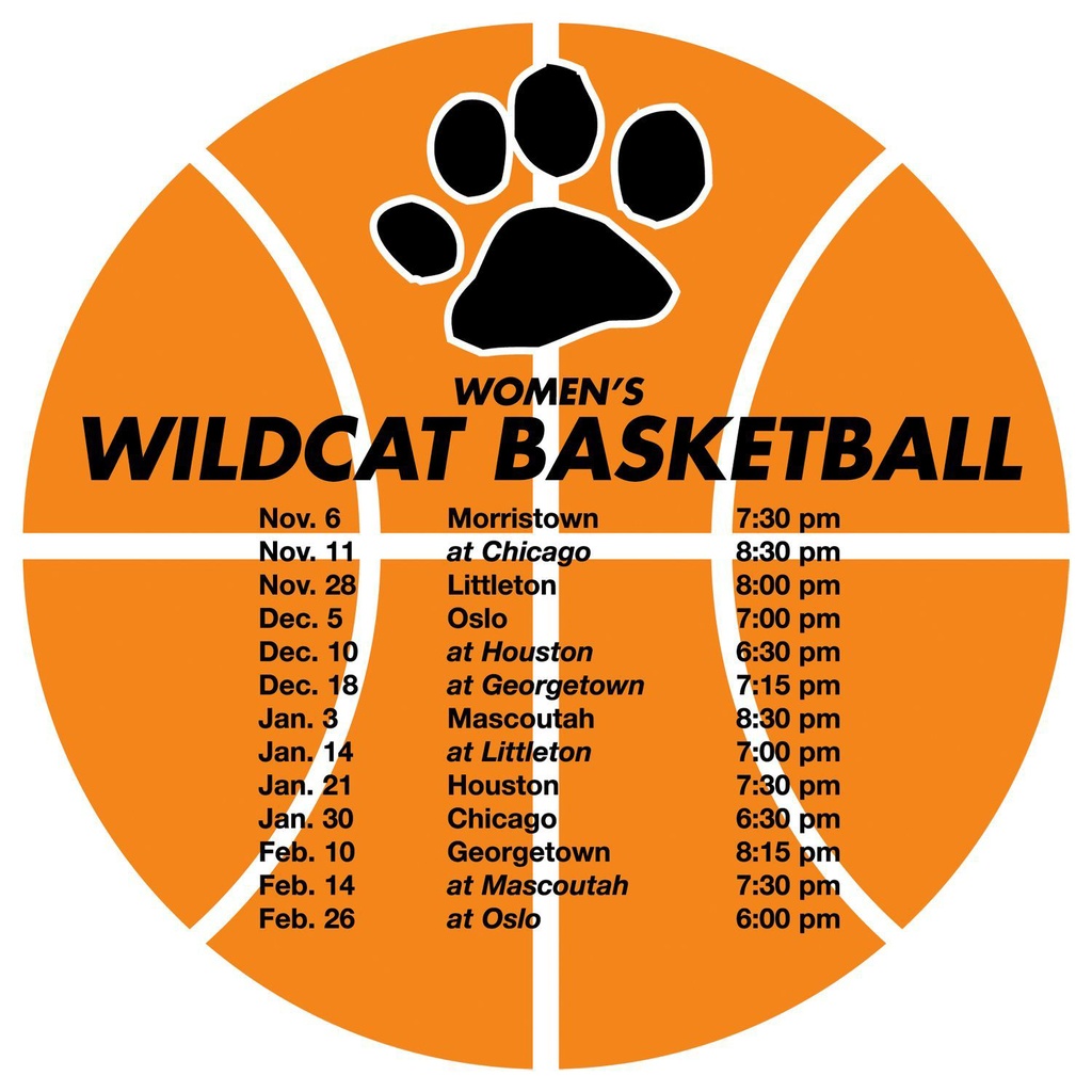 Schedule Basketball Magnet