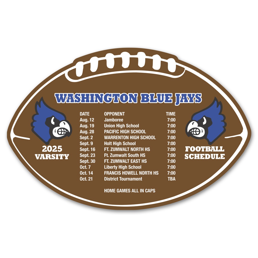 Schedule Football Magnet