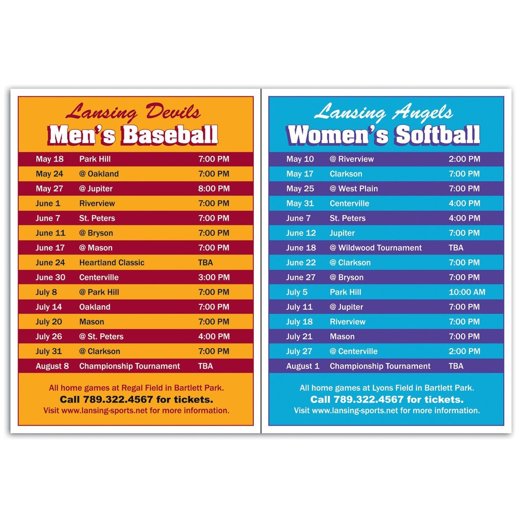 2 in 1 Schedule Magnet