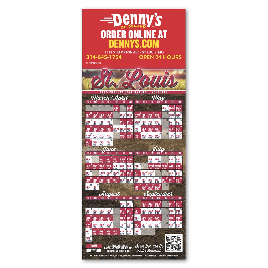 Baseball Schedule Magnet