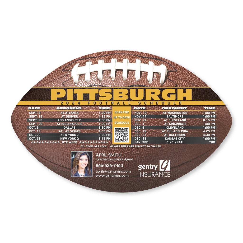 Football Schedule Magnet