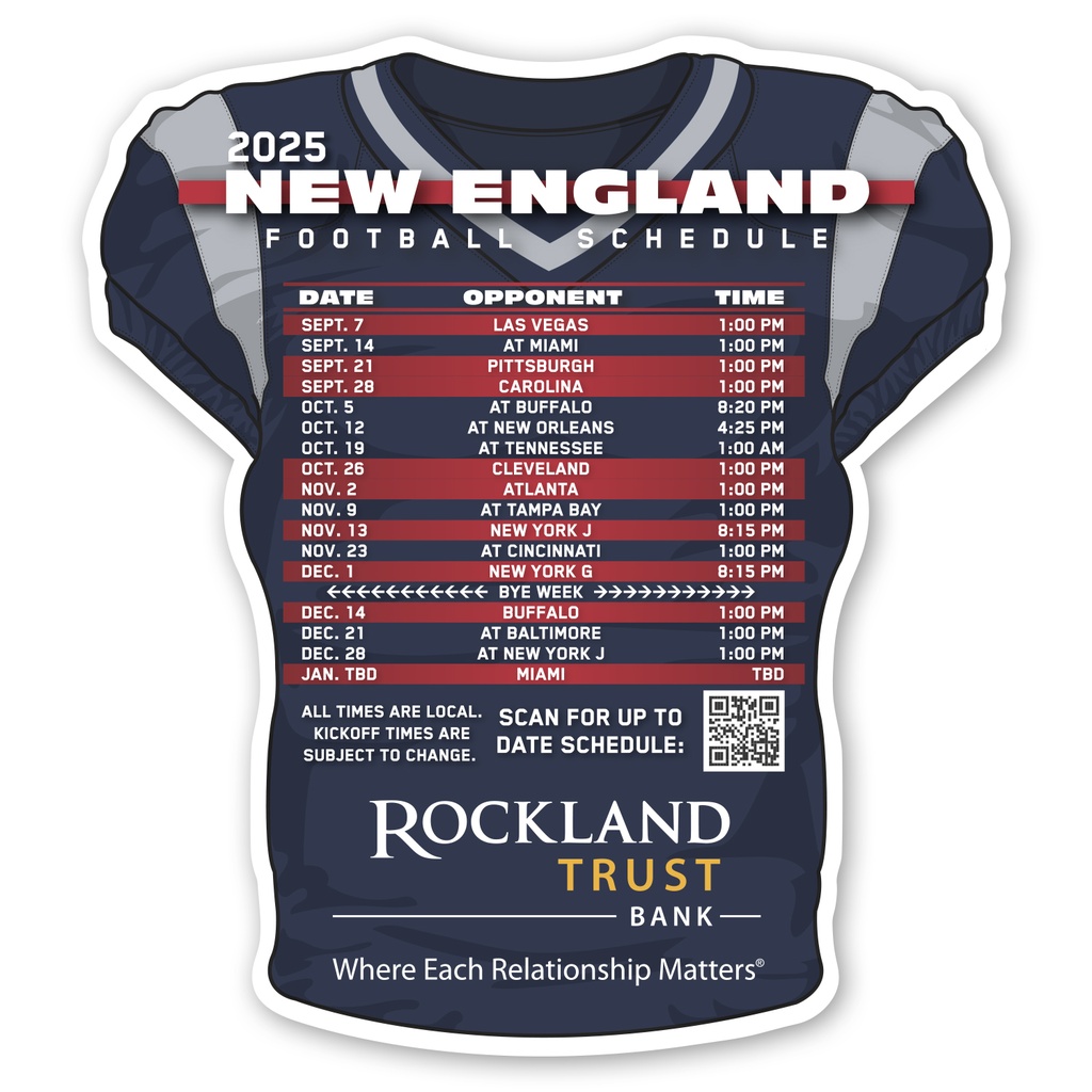Football Schedule Magnet