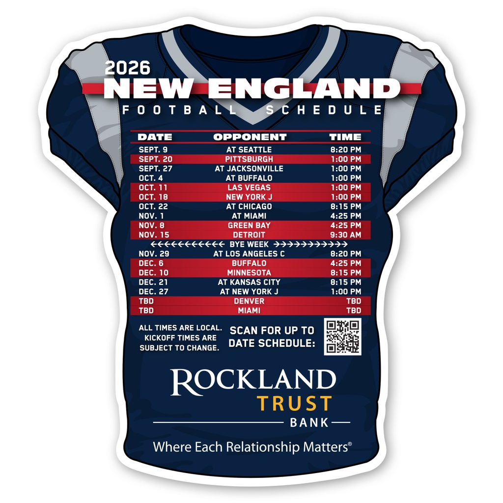 Football Schedule Magnet