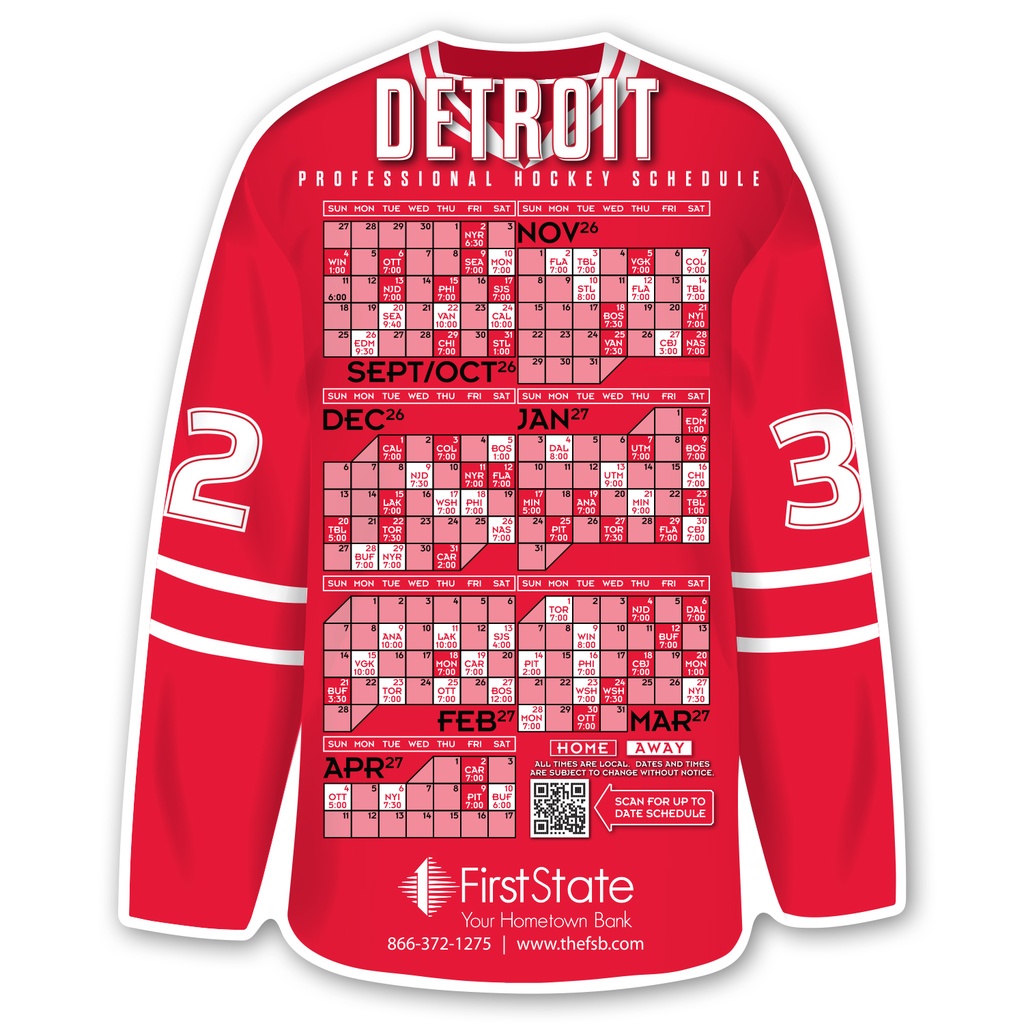 Hockey Jersey Schedule