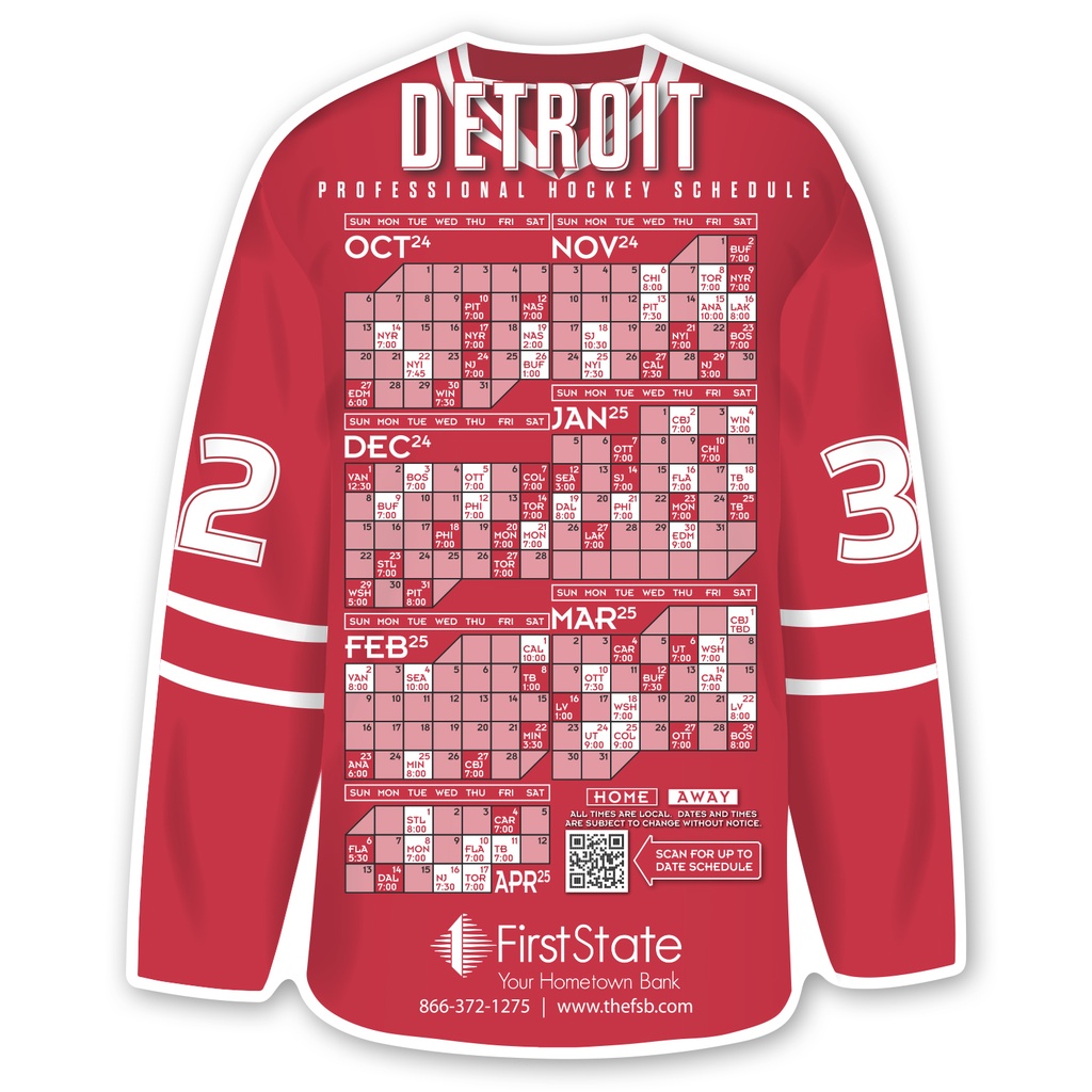 Hockey Jersey Schedule