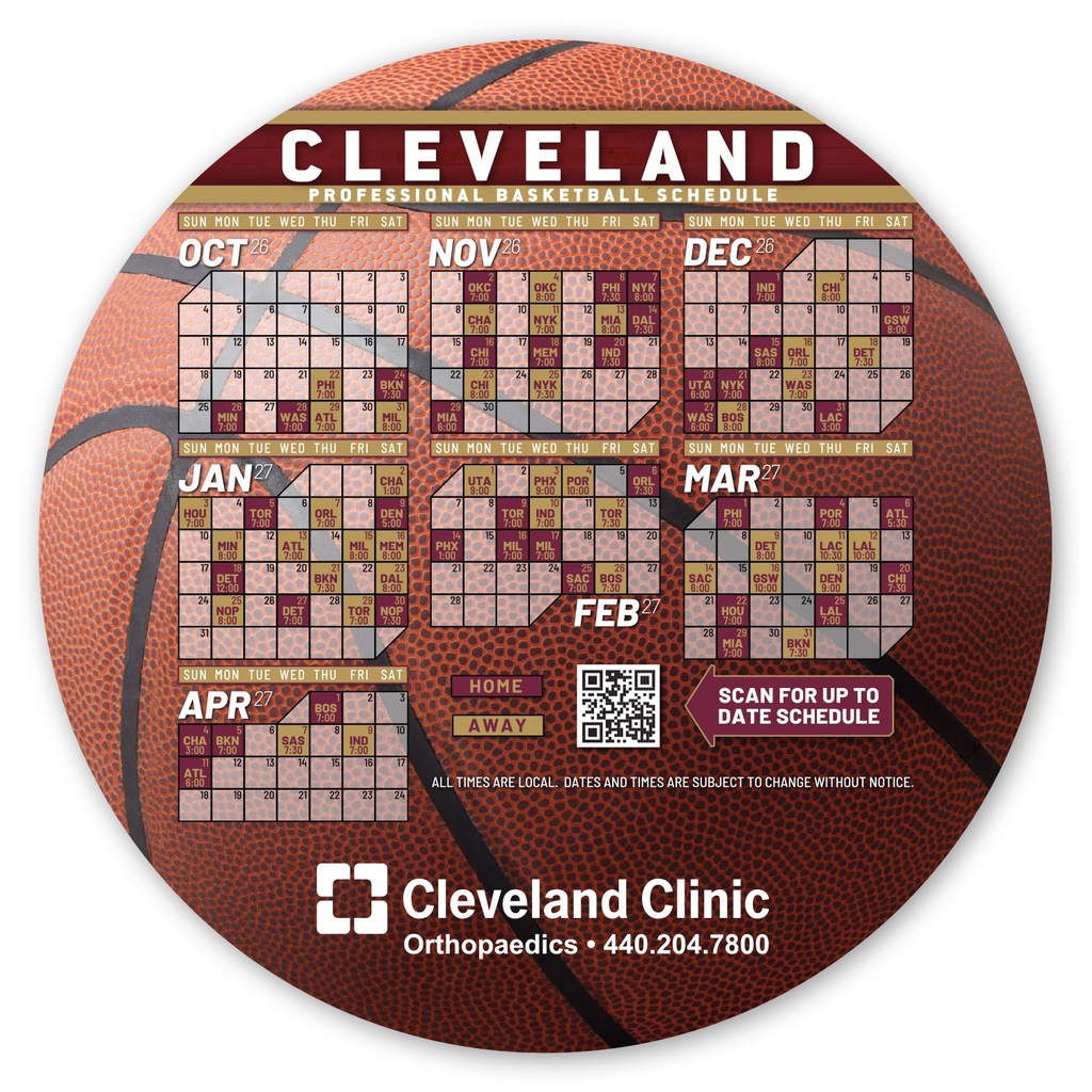 Basketball Ball Schedule
