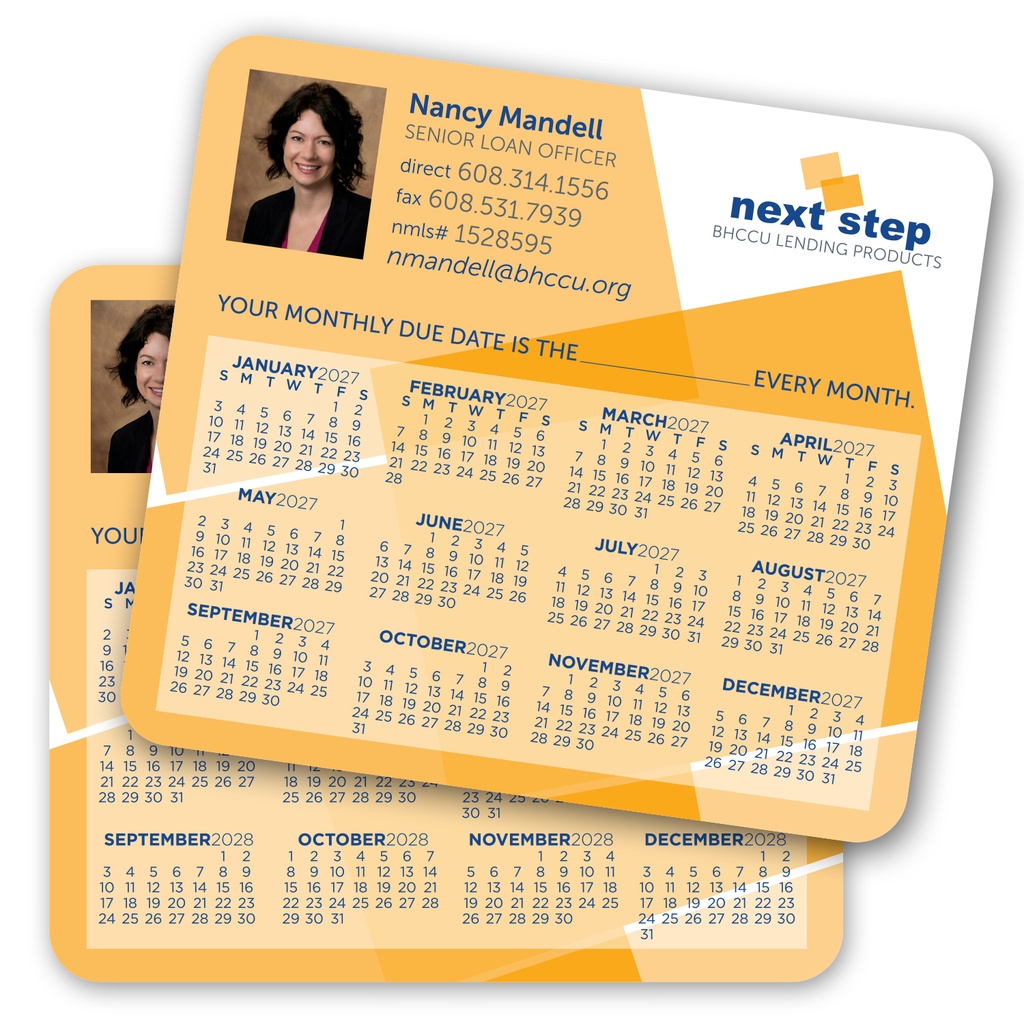 Double Sided Calendar Magnet