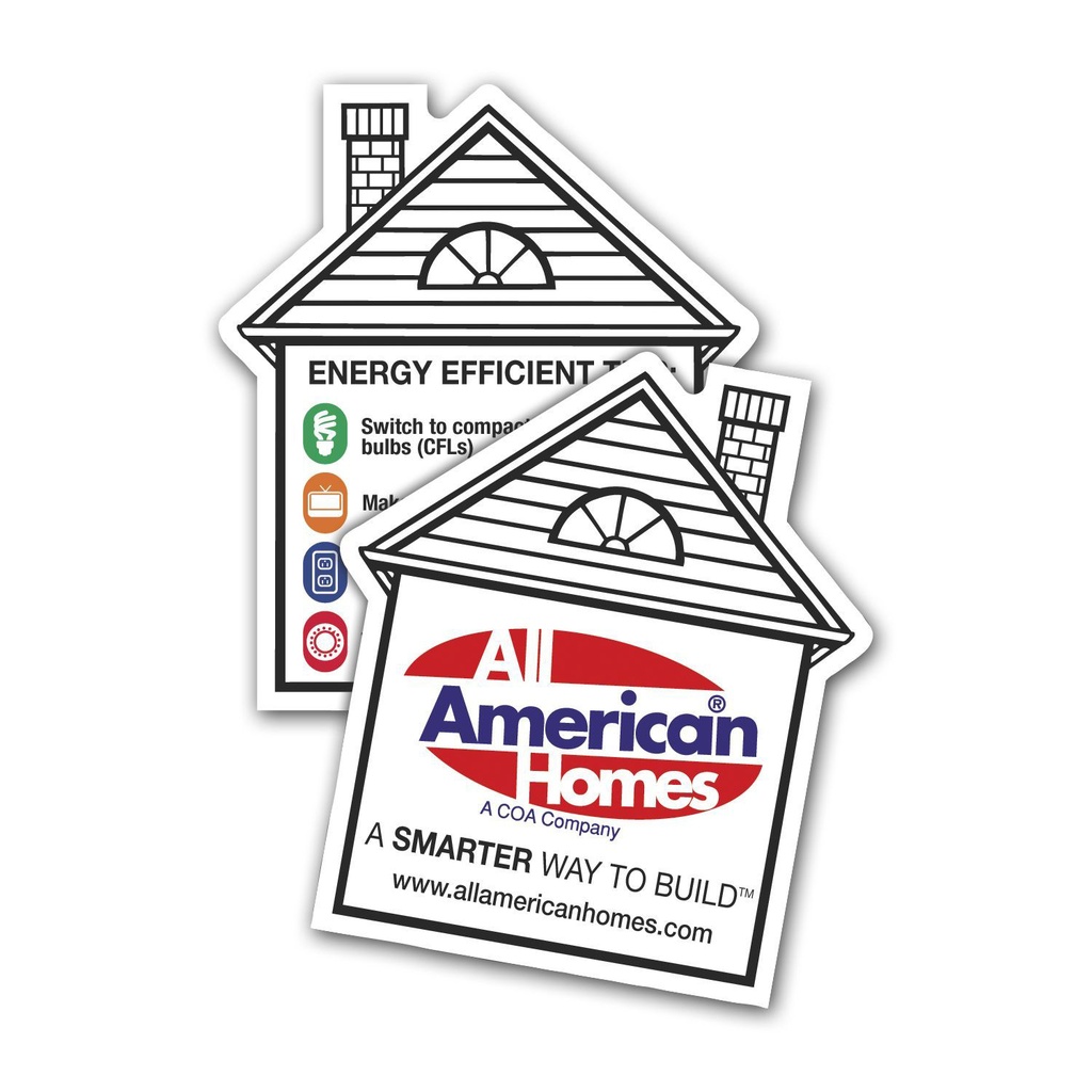 Double Sided House Magnet