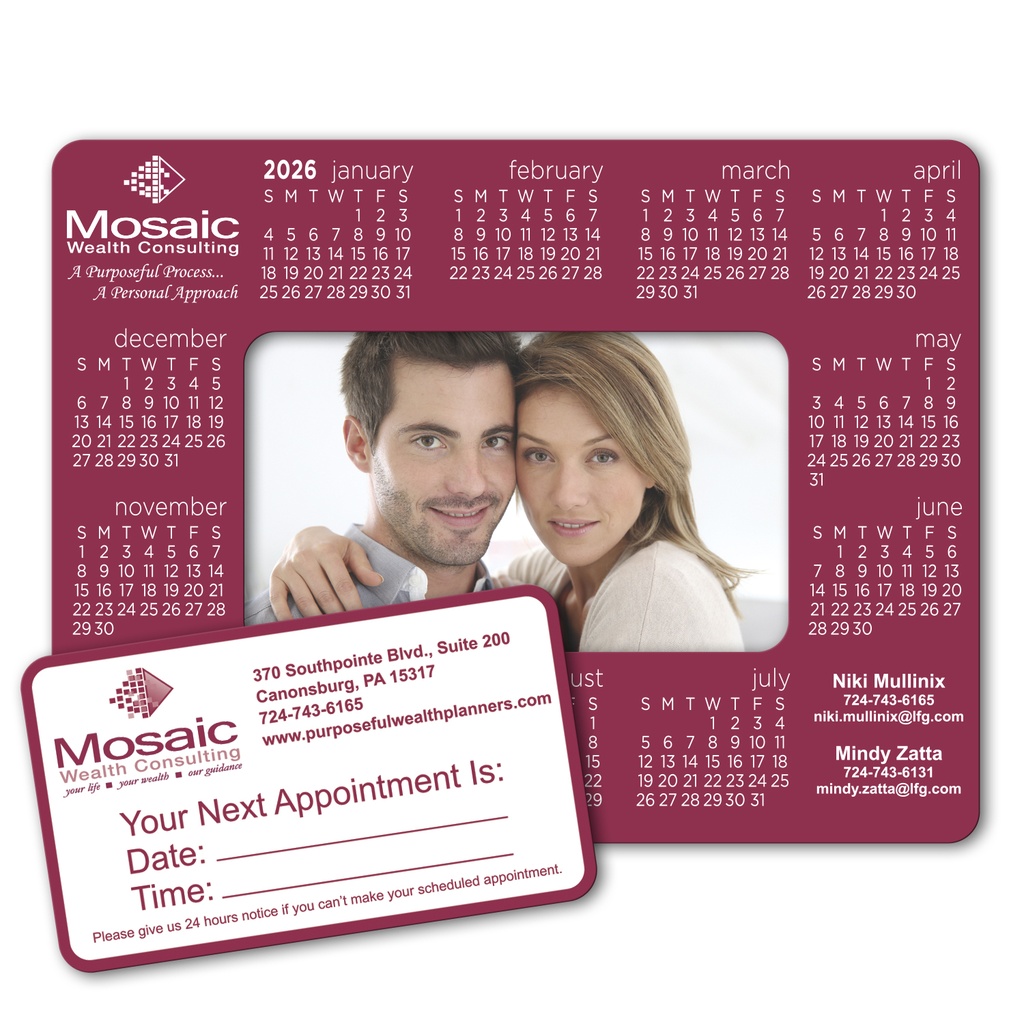 Calendar Picture Frame Magnet