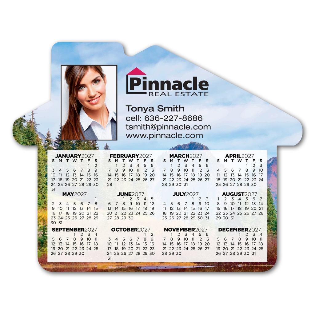 Calendar House Magnet