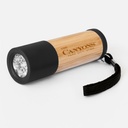 Sleek Bamboo 9 LED Flashlight