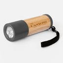 Sleek Bamboo 9 LED Flashlight